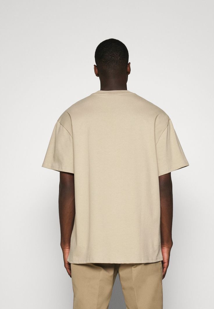 Men's Solid Color Fitted Crew Neck Short Sleeve T-Shirts